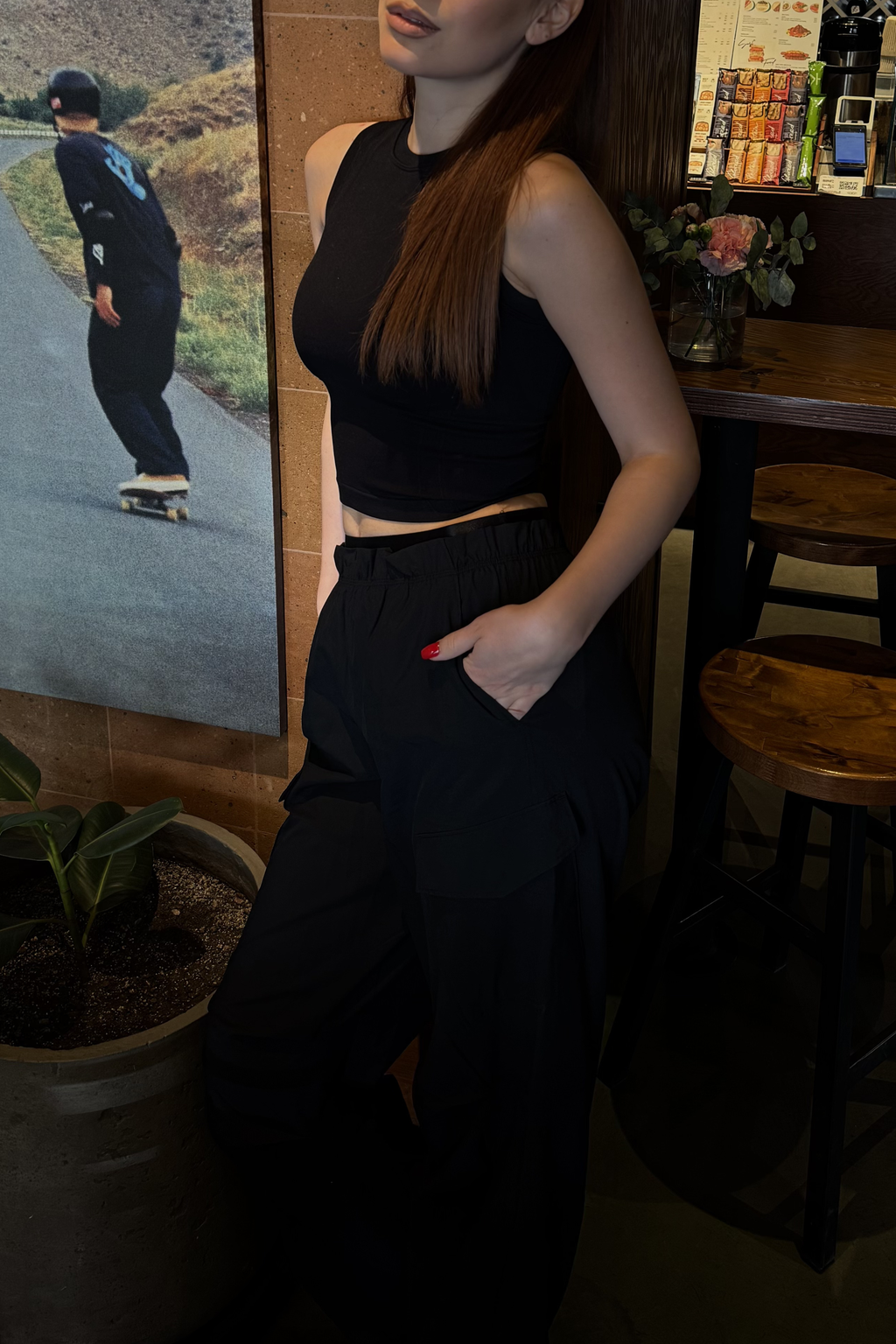 DOUBLE WAIST SPORT JOGGERS
