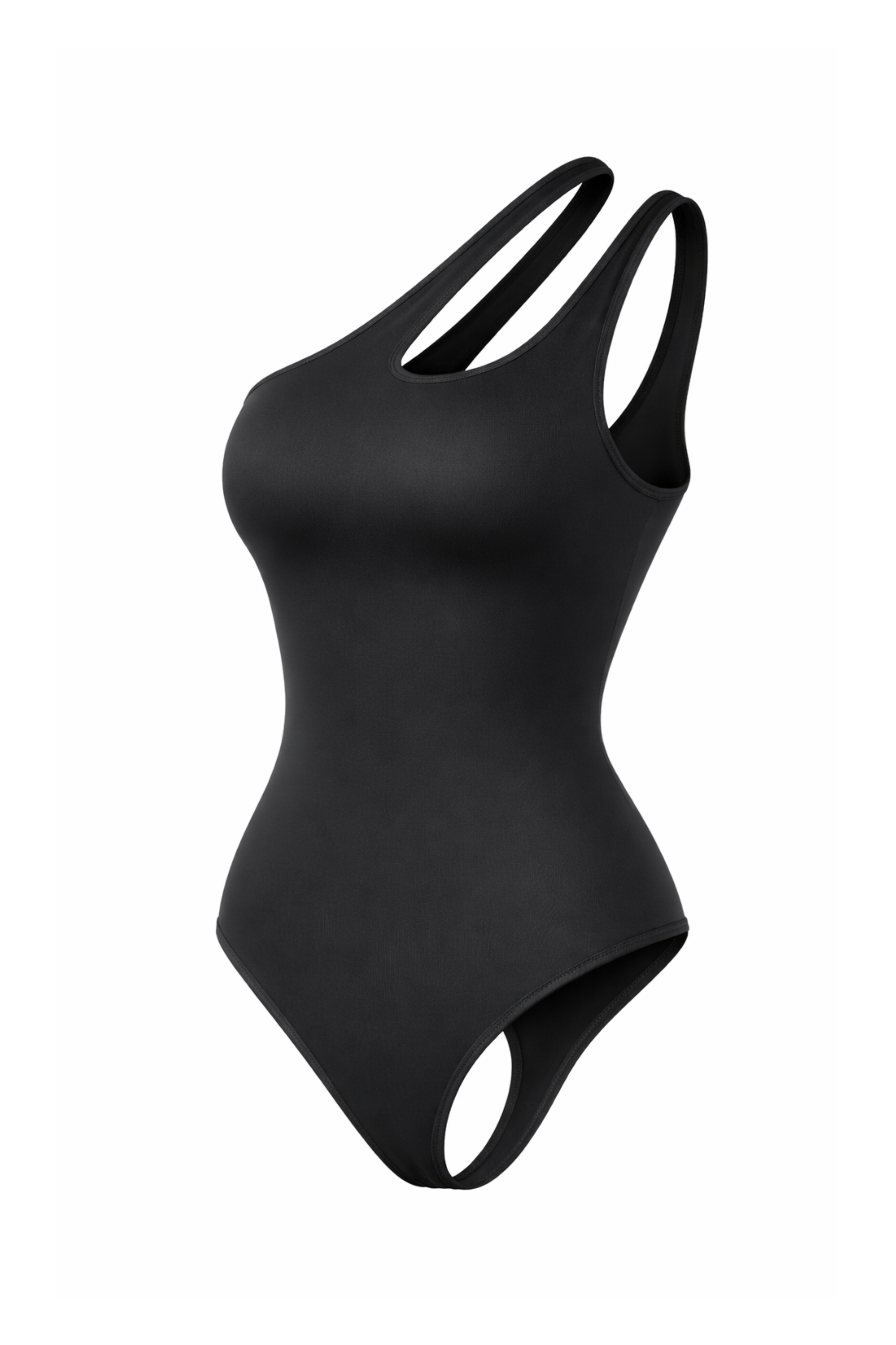 ONE-SHOULDER CUT OUT BODYSUIT