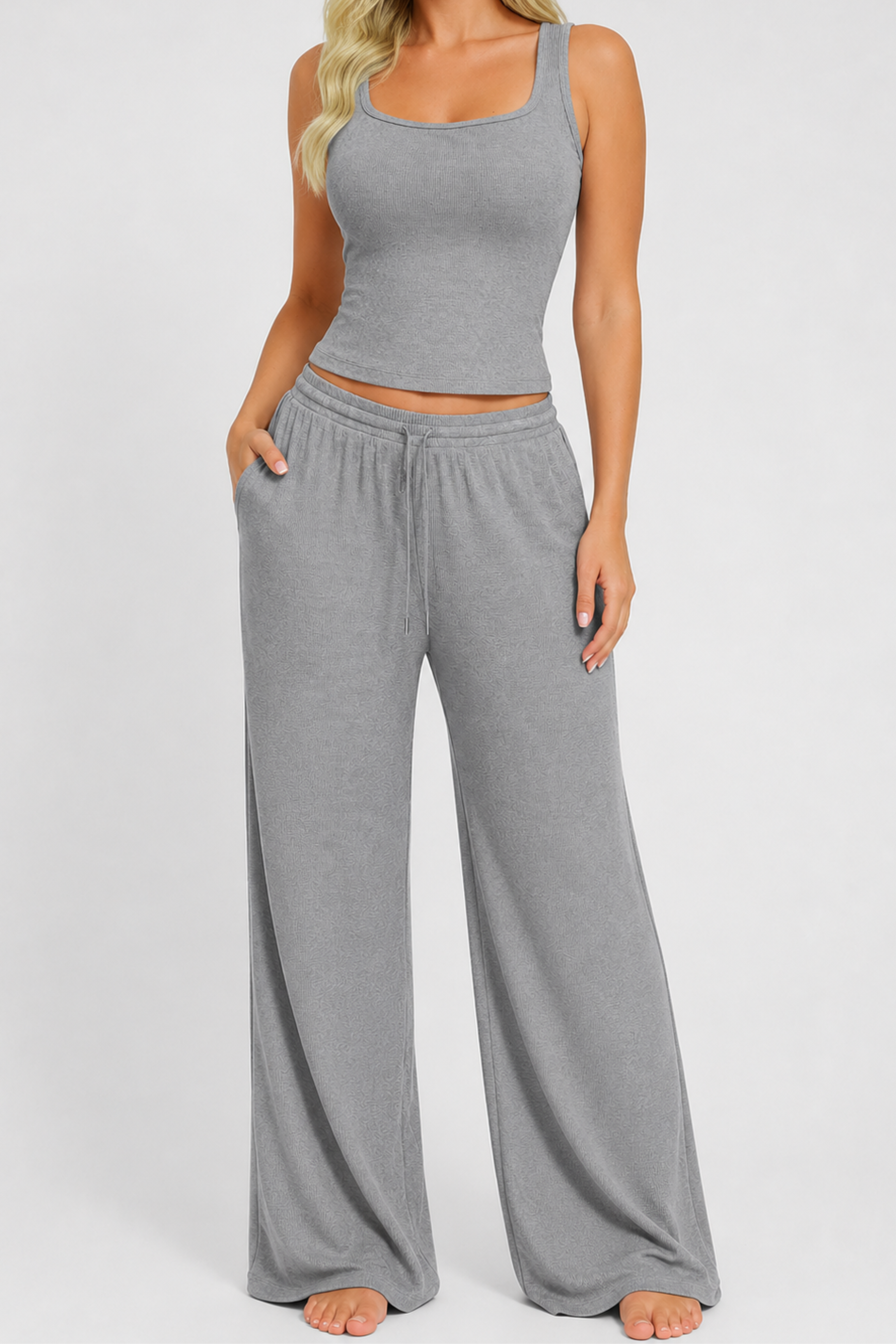 RIBBED LOUNGEWEAR SET