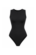 CREW NECK SLEEVELESS BODYSUIT