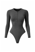 LONG SLEEVE ZIPPER BODYSUIT