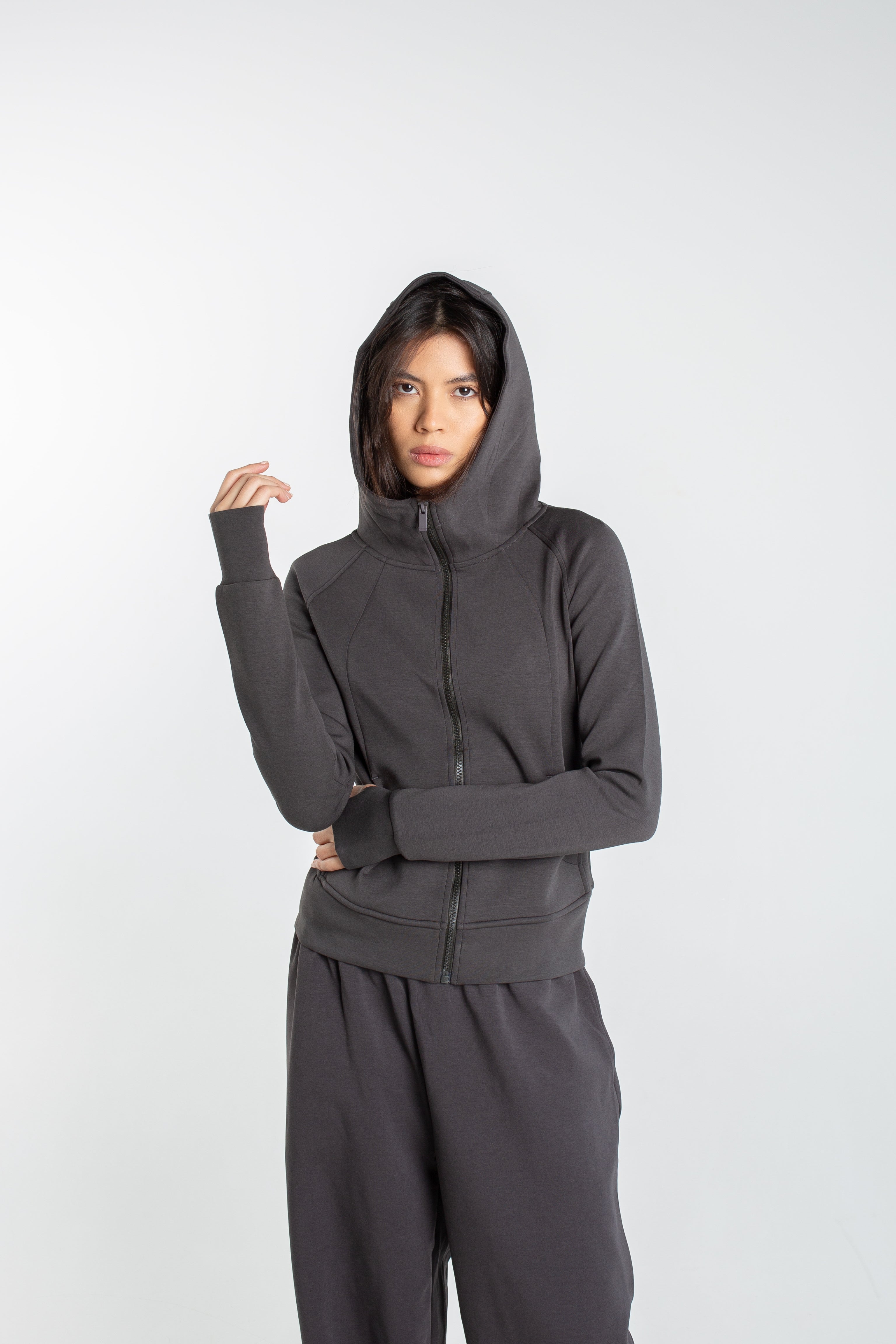 ZIPPER HOODIE JACKET