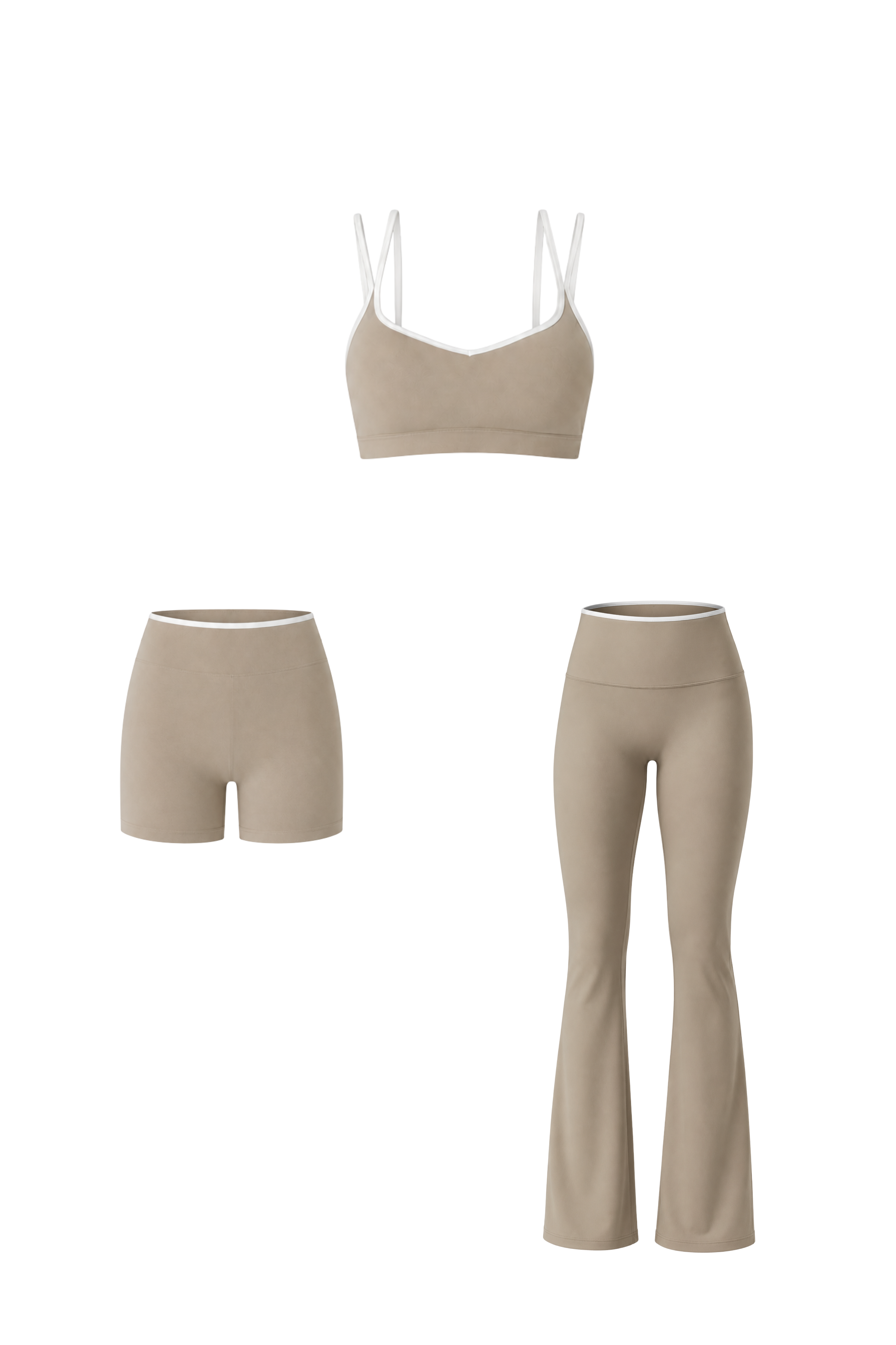 WORKOUT SET WITH SHORTS AND LEGGINGS