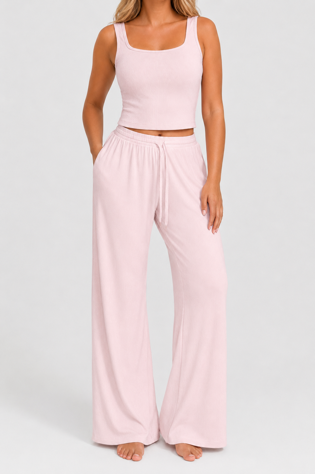 RIBBED LOUNGEWEAR SET